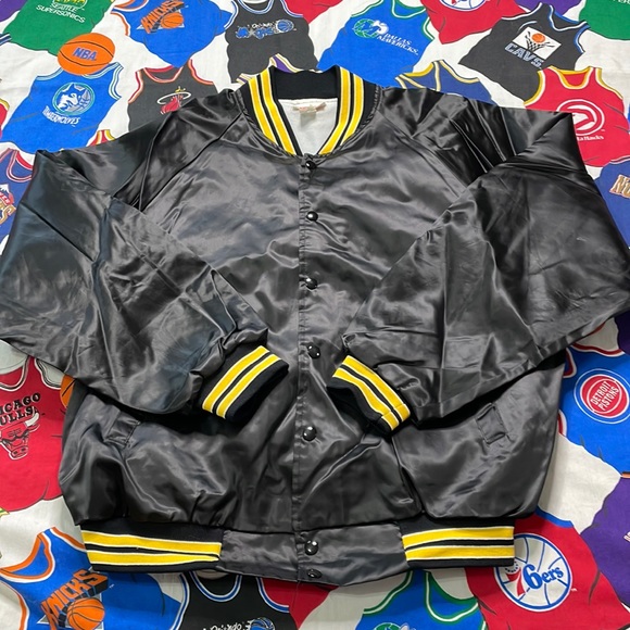 Vintage Other - Vintage Hartwell Blank Satin Jacket Steelers Colors